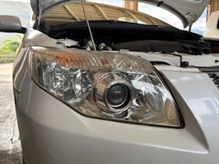 車検にも影響?ヘッドライト黄ばみ(; ・`д・´)